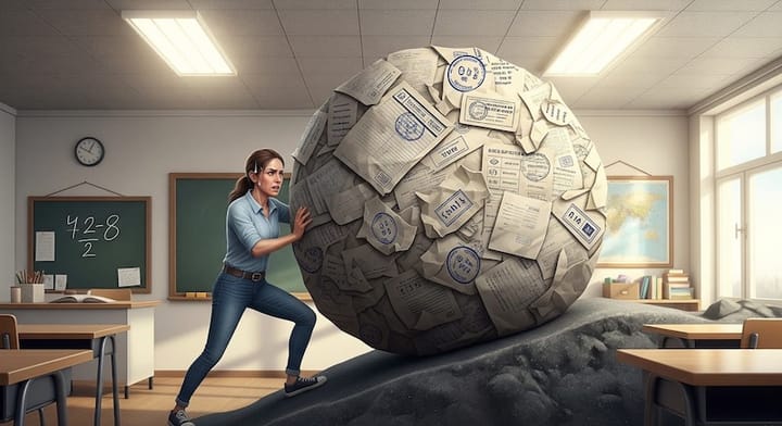 The Sisyphus of the Scantron: A Report from America's Absurd Classrooms